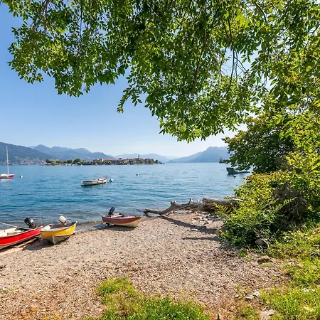 Pandora Lake Maggiore View And Private Beach - Happy Rentals アパート *