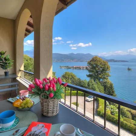 Pandora Lake Maggiore View And Private Beach - Happy Rentals ストレーザ